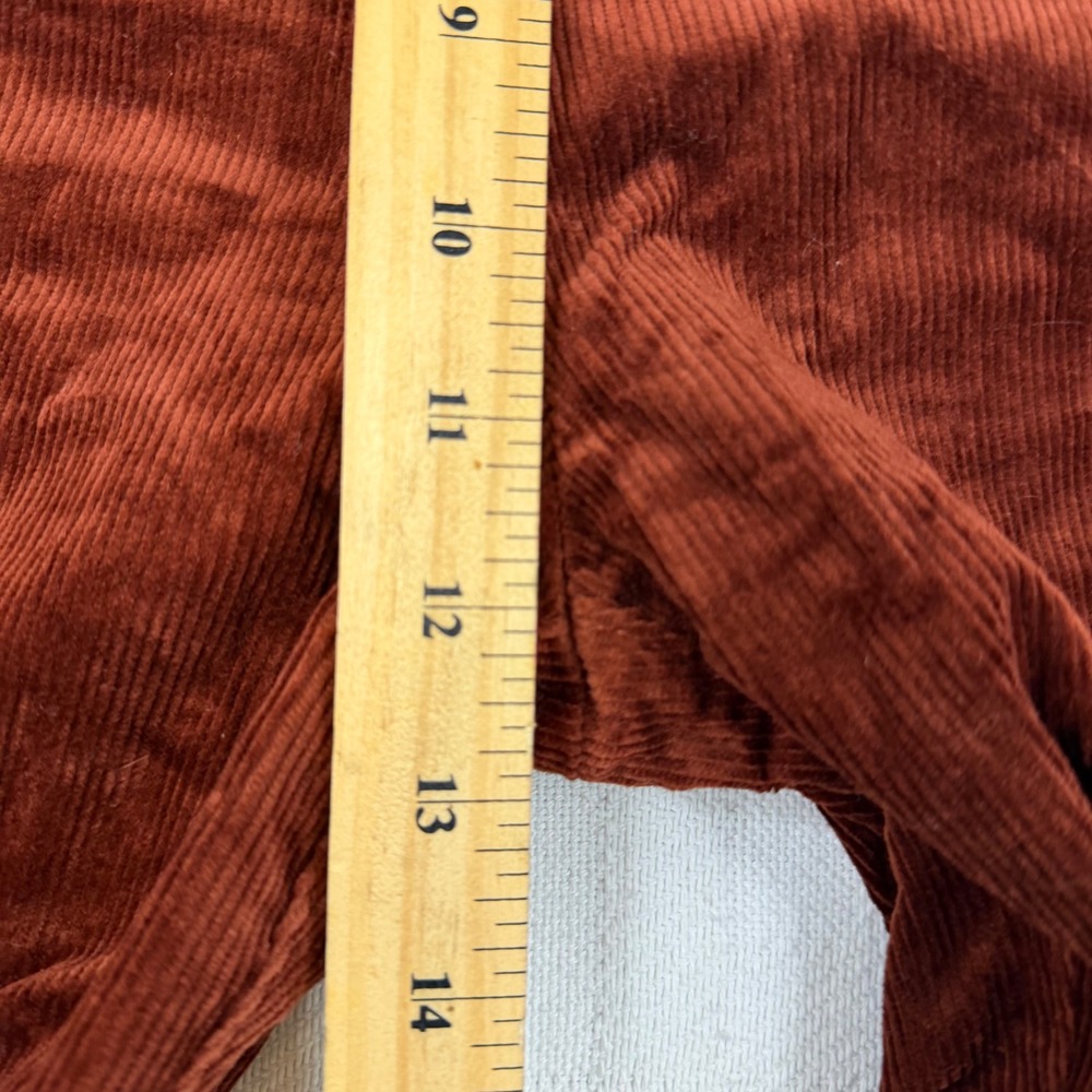Matty M Womens Rust Brown Corduroy Wide Leg HighRise Pants Size M MD9694-872USOM - Picture 5 of 8